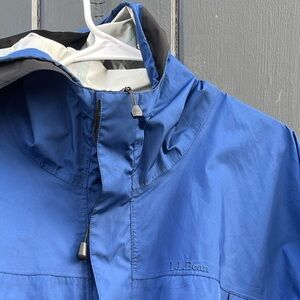 L.L. Bean Windbreaker - Men's Royal Blue Large Windbreaker / Rain Jacket